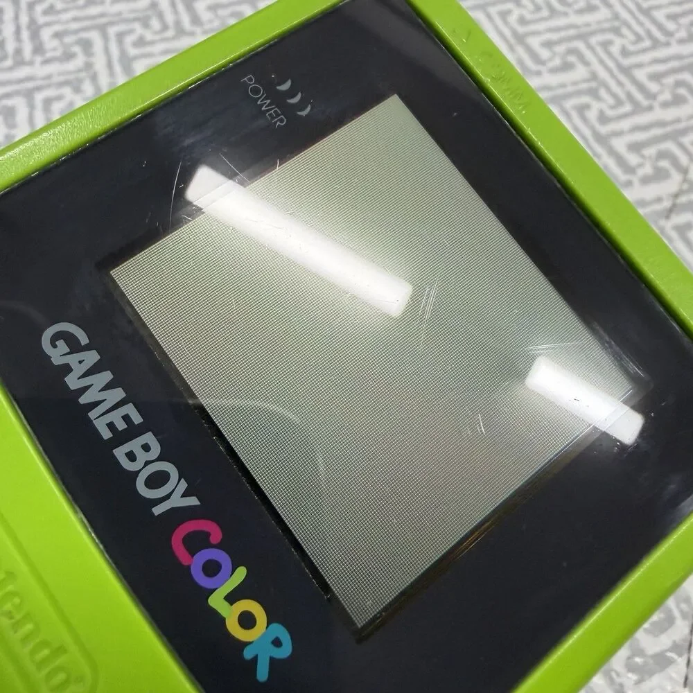 Nintendo Game Boy Color CGB-001 Kiwi Green System Handheld Console Tested/works